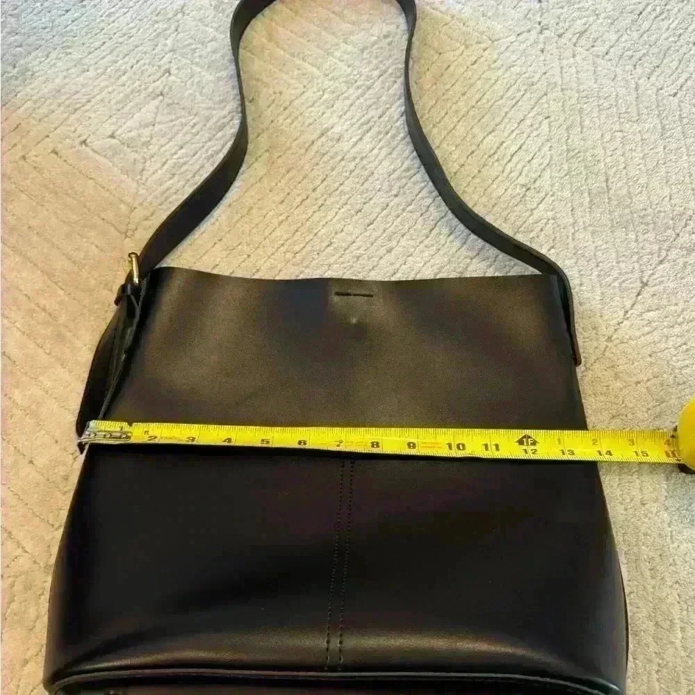 Unbranded black faux leather shoulder purse NWOT